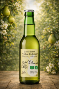 Jus de Poires Pétillant Biologique 33cl