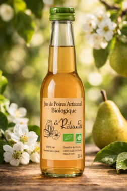 Jus de Poires à Poires Biologiques 33cl