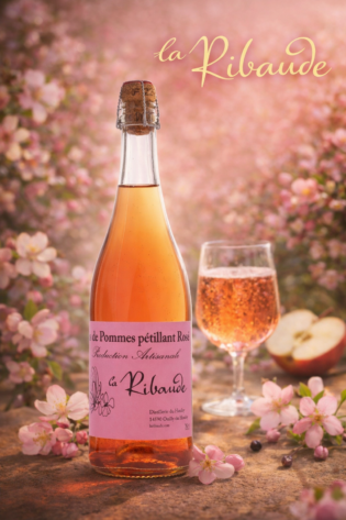 Jus de Pomme Pétillant Rosé